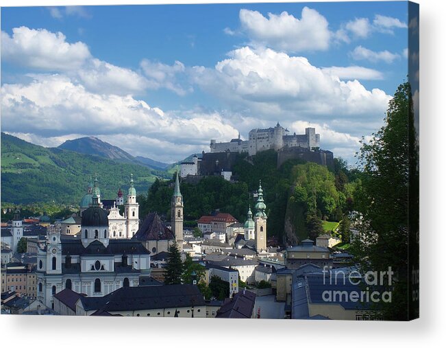 Europe Acrylic Print featuring the photograph Salzburg Austria old town 4 by Rudi Prott