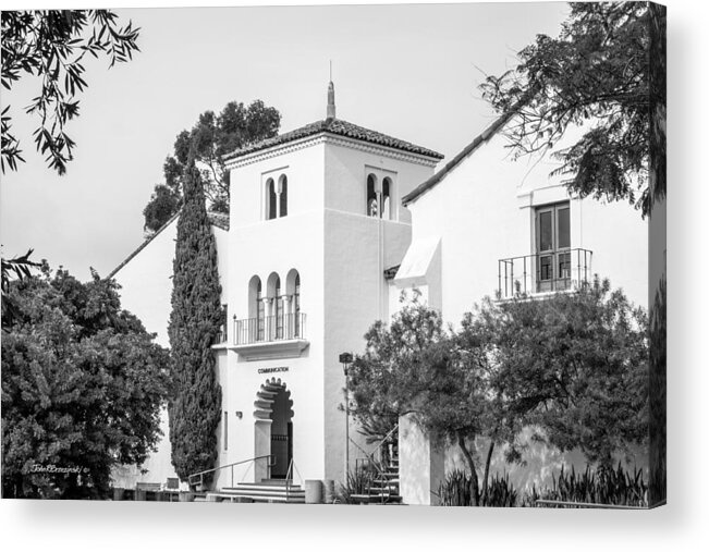 American Acrylic Print featuring the photograph San Diego State University Communications by University Icons