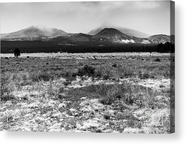 Arizona Acrylic Print featuring the photograph San Francisco Mountains 2 by Ben Graham