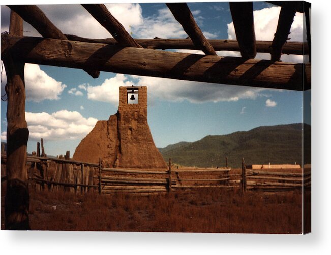 Southwest Acrylic Print featuring the photograph San Geronimo Church Ruins by Kathleen Stephens