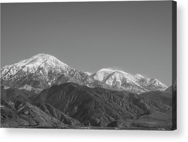 San Gorgonio Mountain San Bernardino California Acrylic Print featuring the photograph San Gorgonio Mountain-1 2016 by William Kimble