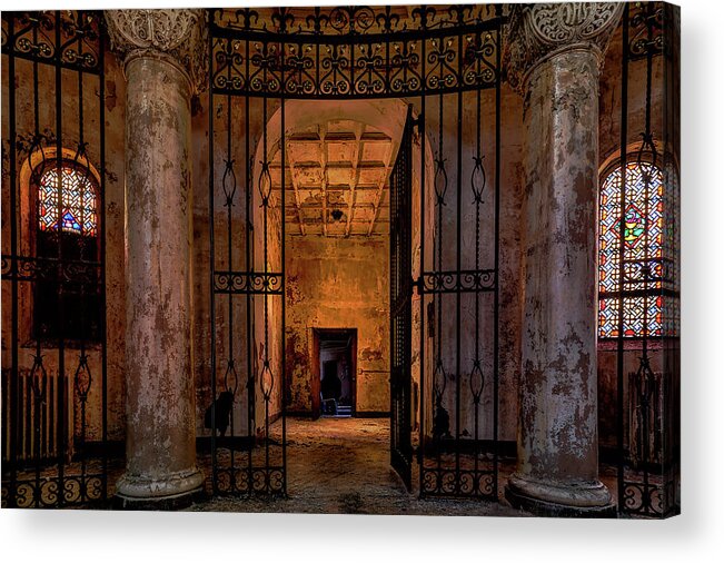 Abandoned Acrylic Print featuring the photograph Sanctuary by John Hoey