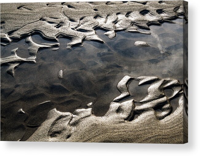 Dussault Acrylic Print featuring the photograph Sand texture - 197 by Tim Dussault