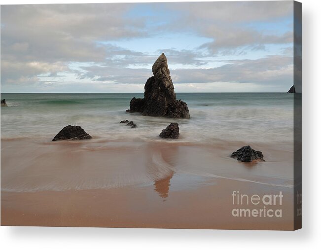 Durness Acrylic Print featuring the photograph Sango Bay by Maria Gaellman