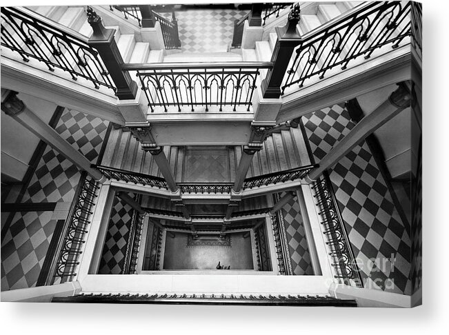 Sao Paulo Acrylic Print featuring the photograph Sao Paulo - Gorgeous Staircases by Carlos Alkmin