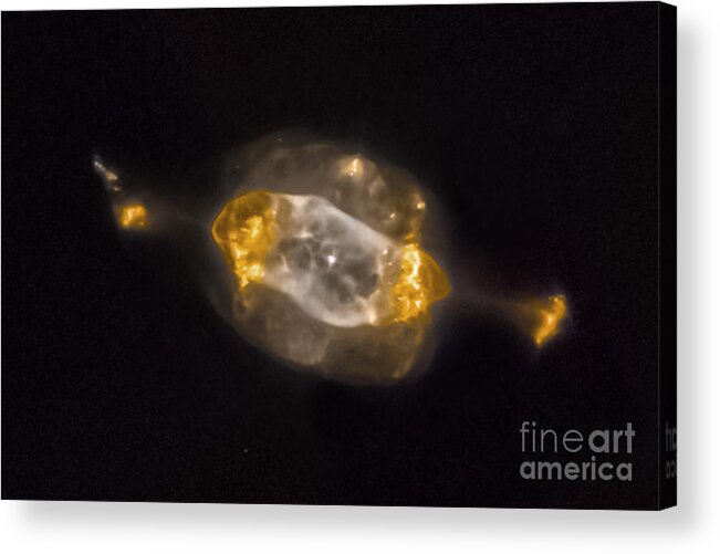 Science Acrylic Print featuring the photograph Saturn Nebula by Nasa