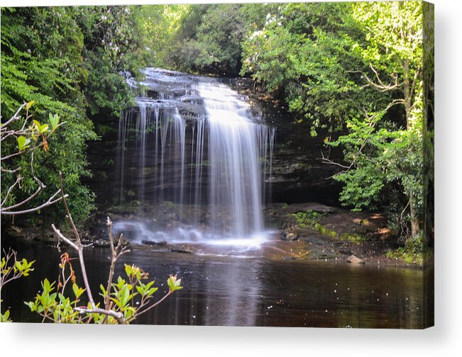 Schoolhouse Falls Acrylic Print featuring the photograph School House Falls by Chuck Brown