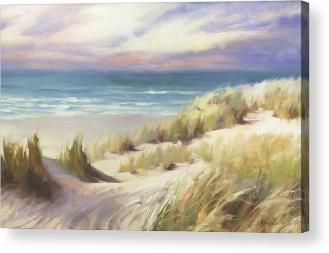 Ocean Acrylic Print featuring the painting Sea Breeze by Steve Henderson