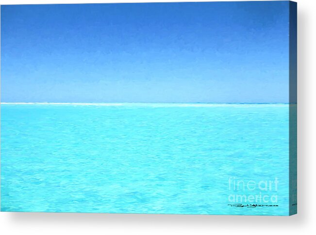 Sea Acrylic Print featuring the digital art Sea by Roger Lighterness