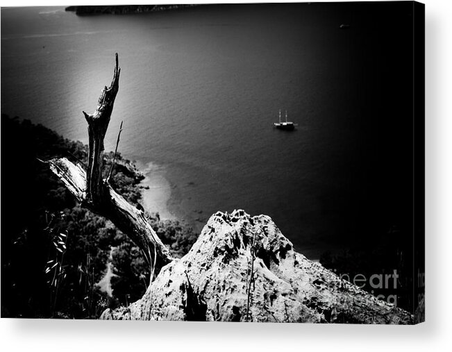 Water Acrylic Print featuring the photograph Seascape Artmif.lv Adrasan by Raimond Klavins