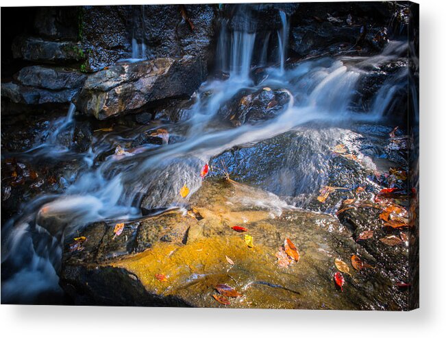 Water Acrylic Print featuring the photograph Seasons Collide by Parker Cunningham
