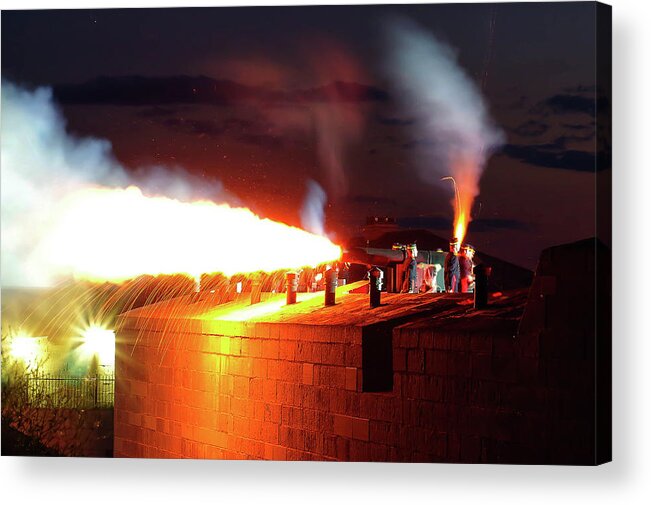 Fort Henry Acrylic Print featuring the photograph Second Gun by Paul Wash