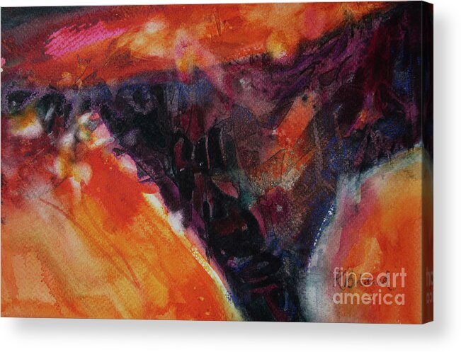 Painting Acrylic Print featuring the painting Secret Hideaway by Kathy Braud
