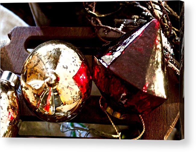  Acrylic Print featuring the photograph Self Portrait Incognito In Holiday by Brian Sereda