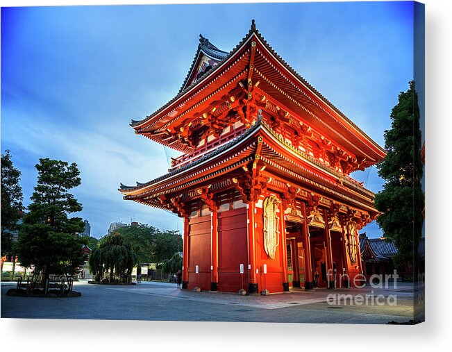 Tokyo Acrylic Print featuring the photograph Sensoji Temple by Jane Rix