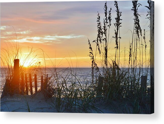 Outer Banks Acrylic Print featuring the photograph September 27th OBX Sunrise by Barbara Ann Bell