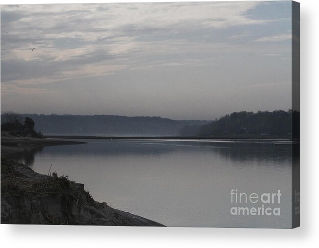 Landscape Acrylic Print featuring the digital art Serenity by Jack Ader