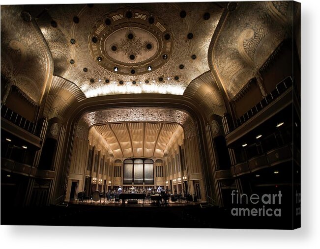 Cleveland Acrylic Print featuring the photograph Severance Hall by David Bearden
