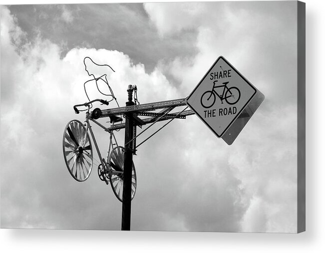 Photo For Sale Acrylic Print featuring the photograph Share the Road by Robert Wilder Jr