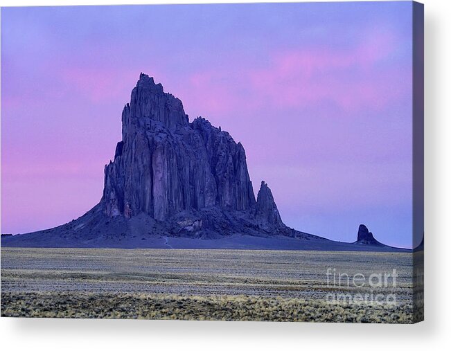 New Mexico Acrylic Print featuring the photograph Ship Rock New Mexico by Roxie Crouch