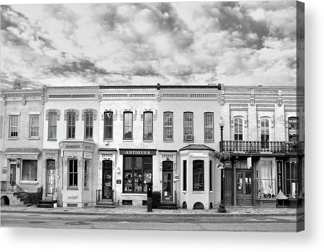 Shops Acrylic Print featuring the photograph Shops by Mitch Cat