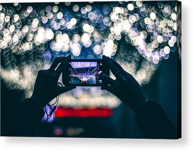 Cell Phone Acrylic Print featuring the photograph Shot on Shot by Britten Adams