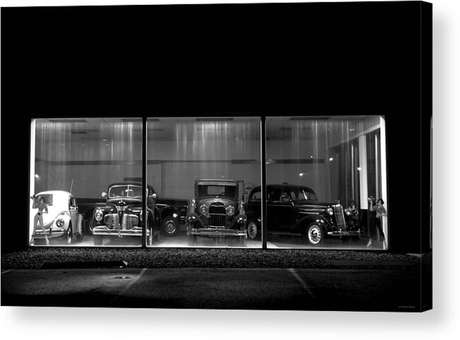 Showroom Acrylic Print featuring the photograph Showroom by Dark Whimsy