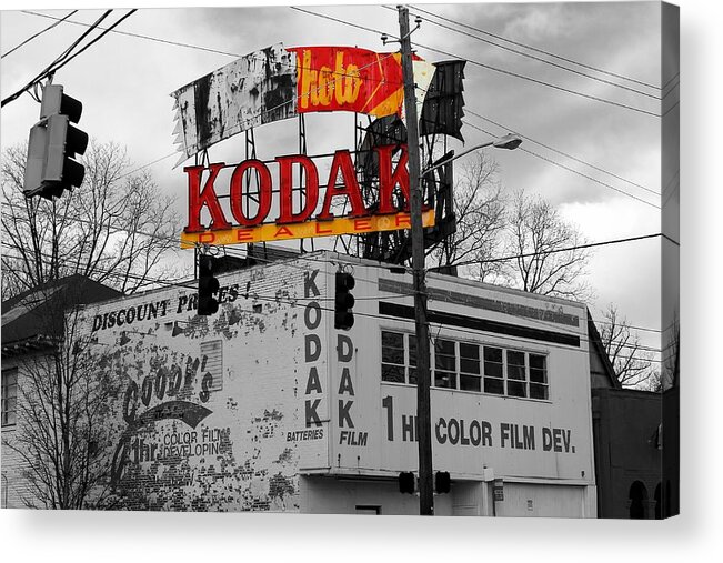 Photo For Sale Acrylic Print featuring the photograph Sign of the Times  by Robert Wilder Jr