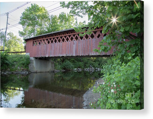 Bridges Acrylic Print featuring the photograph Silk Road Covered Bridge by Rod Best
