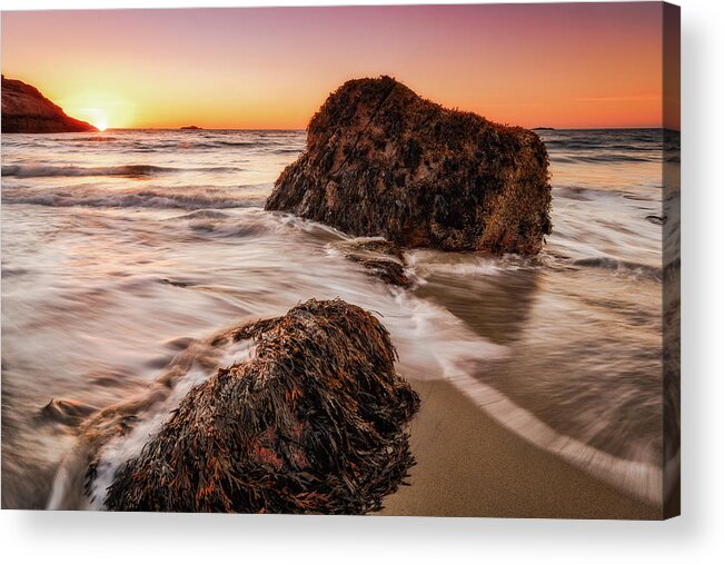 Singing Beach Acrylic Print featuring the photograph Singing Water, Singing Beach by Michael Hubley