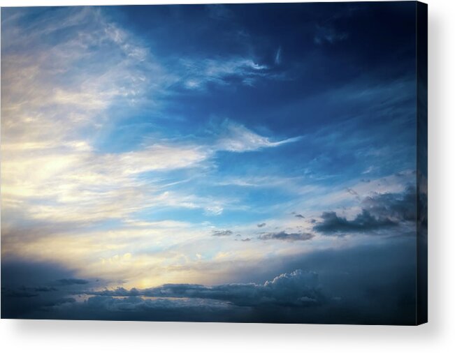 Jennifer Rondinelli Reilly Acrylic Print featuring the photograph Sky at Airport Mesa - Sedona by Jennifer Rondinelli Reilly - Fine Art Photography