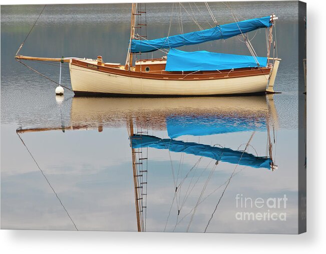 Boat.yacht Acrylic Print featuring the photograph Smooth Sailing by Werner Padarin