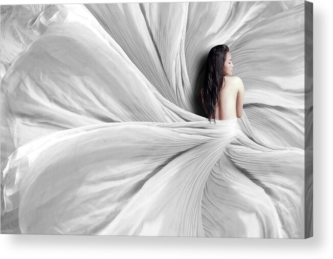 Girl Acrylic Print featuring the photograph Snow White by Heru Sulistyono