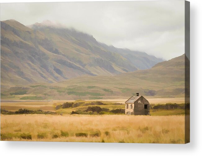 Brown Acrylic Print featuring the photograph So Lonely by Neil Alexander Photography