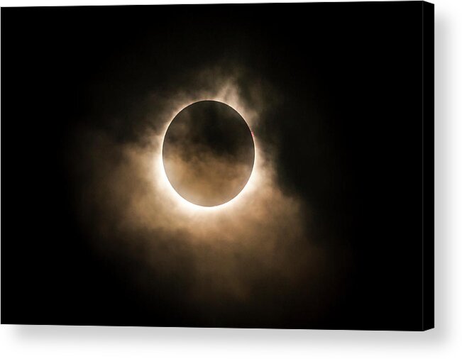 Eclipse Acrylic Print featuring the photograph Solar Eclipse by Ryan Heffron