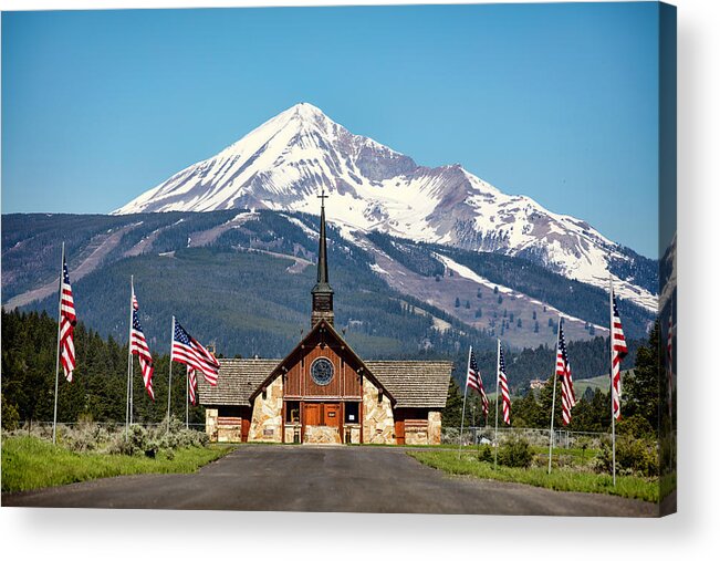 Soldiers Chapel Acrylic Print featuring the photograph Soldiers Chapel by Mark Harrington