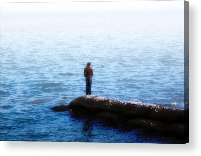 Woman Acrylic Print featuring the photograph Solitude by Obi Martinez