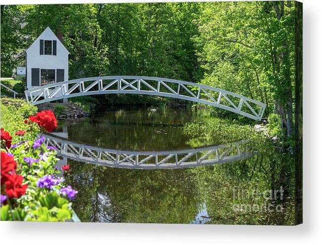 Bridge Acrylic Print featuring the photograph Somesville Bridge by Cathy Donohoue