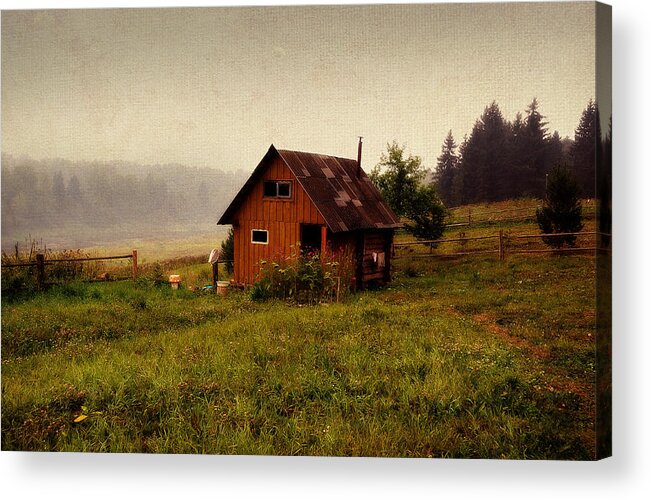 Russia Acrylic Print featuring the photograph Somewhere in the Countryside. Russia by Jenny Rainbow