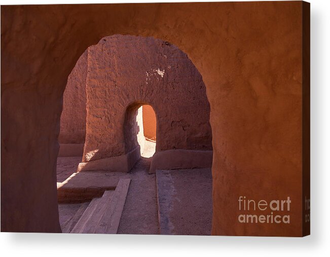Pecos National Historical Park Acrylic Print featuring the photograph Spanish Church by Jim West