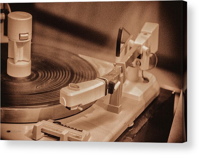 Turntable Acrylic Print featuring the photograph Spin by Pamela Williams