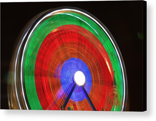 Spinning Wheels Acrylic Print featuring the photograph Spinning Wheels by James BO Insogna