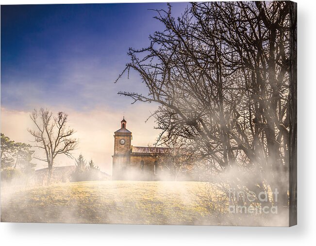 Religious Acrylic Print featuring the photograph Spooky old church by Jorgo Photography