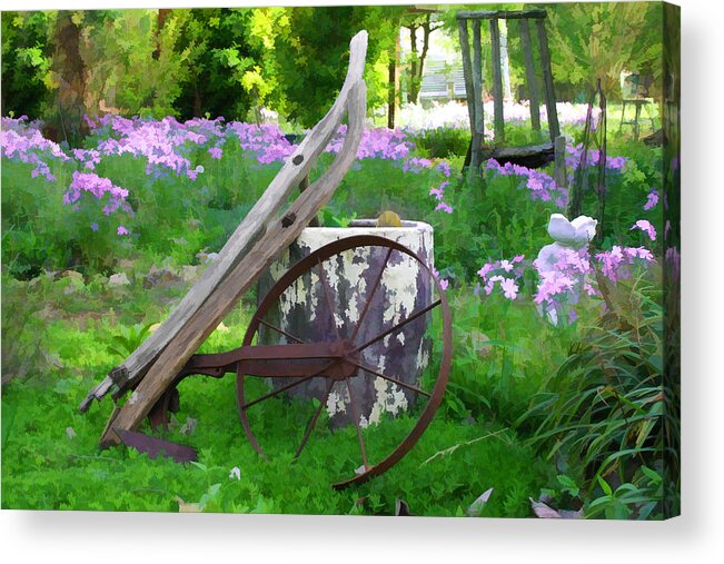 Spring Acrylic Print featuring the photograph Spring Garden by Patricia Montgomery