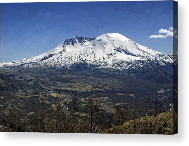 Spring At St.helens.toutle River Acrylic Print featuring the photograph Springtime at St. Helens by Tikvah's Hope