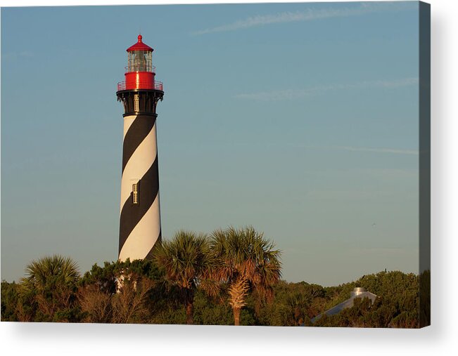 Lighthouse Acrylic Print featuring the photograph St. Augustine Lighthouse #3 by Paul Rebmann