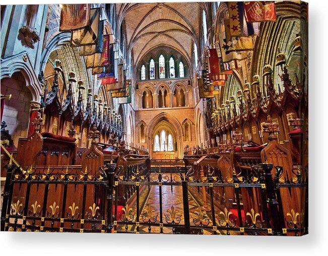 St. Patrick's Cathedral Acrylic Print featuring the photograph St. Patrick's Cathedral in Dublin by Marisa Geraghty Photography