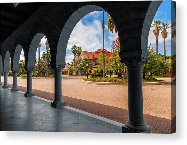 City Acrylic Print featuring the photograph Stanford Campus by Jonathan Nguyen