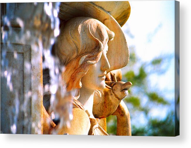 Dupont Acrylic Print featuring the photograph Dupont Fountain Detail by Claude Taylor