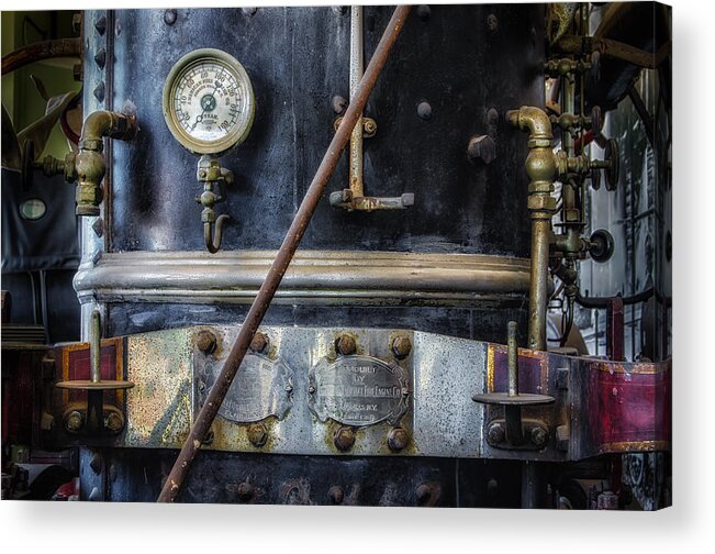 Steam Acrylic Print featuring the photograph Steam Boiler by James Barber